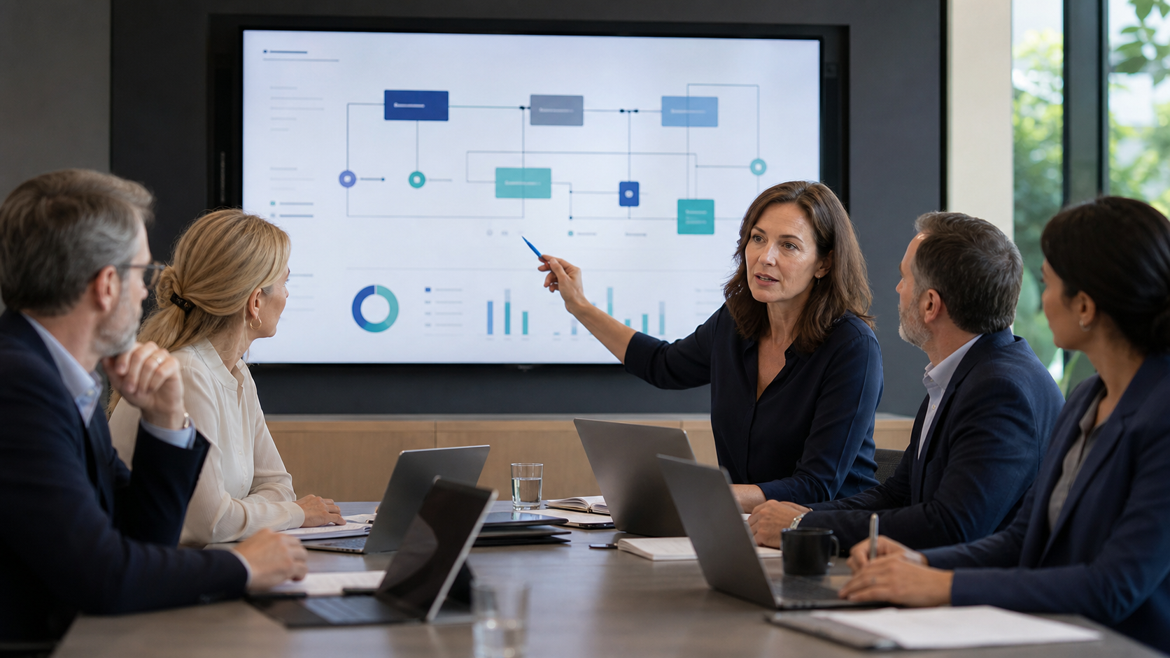 Senior consulting professionals collaborating on a complex Workday delivery workstream.